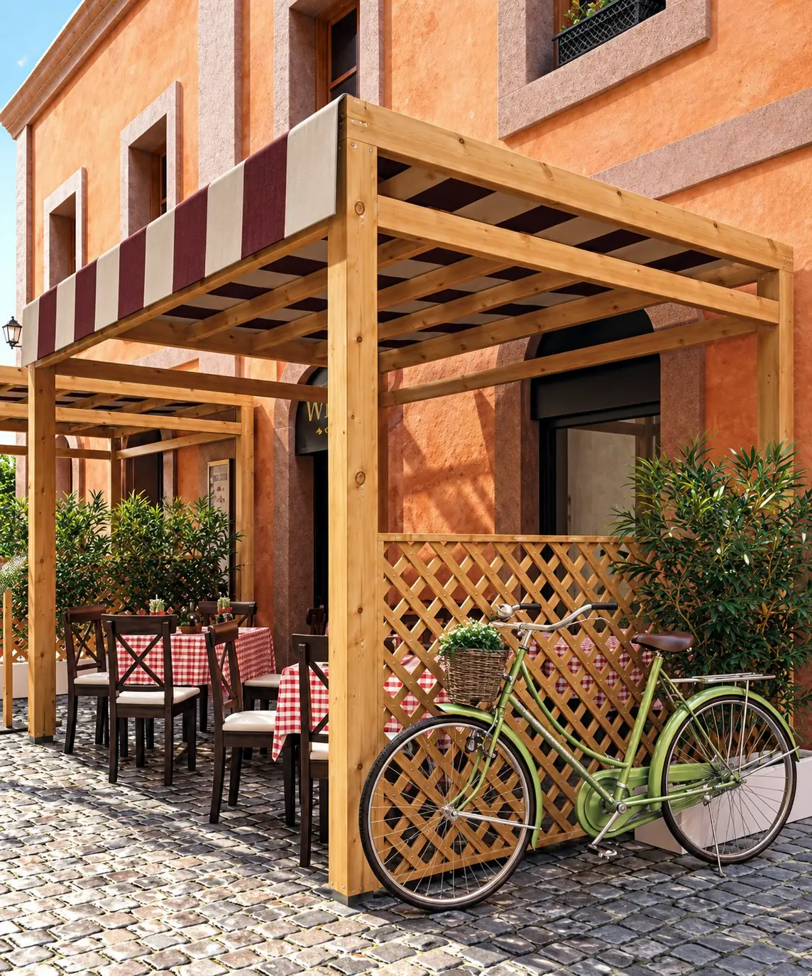 Pérgola en kit modelo Roma