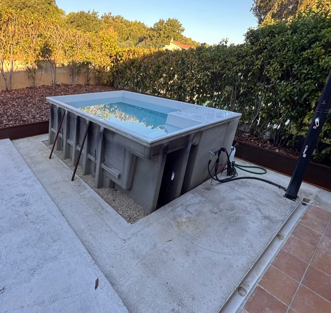 Antes de la obra, desde el mismo punto de vista